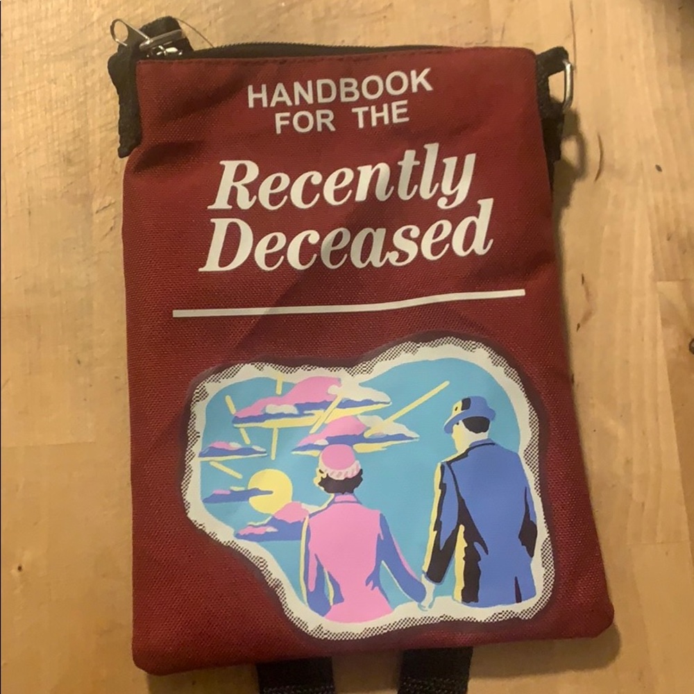Beetlejuice Handbook for the Recently Deceased bag